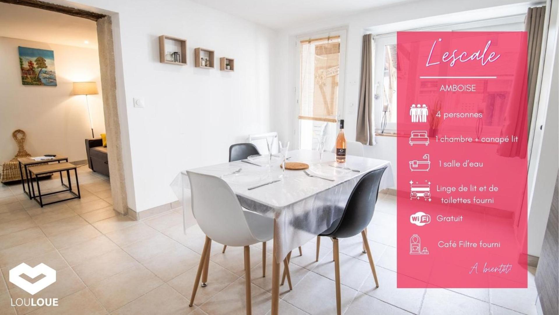 Ferienwohnung Large T2 On The Road To Chateau D'Amboise Exterior foto